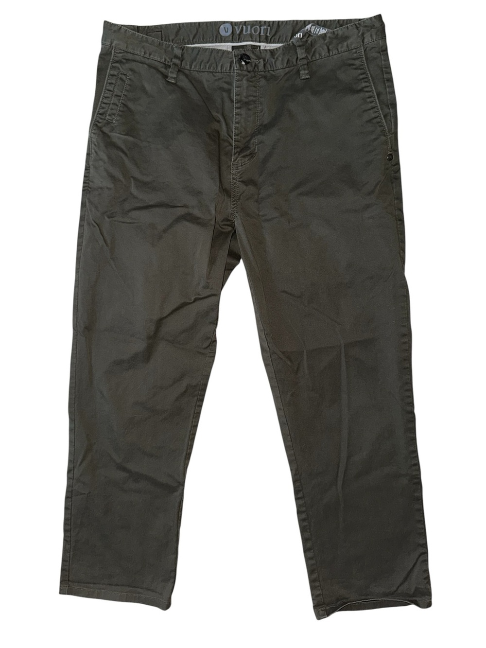 Vuori Green Collins Chino Modern Fit Mens 34